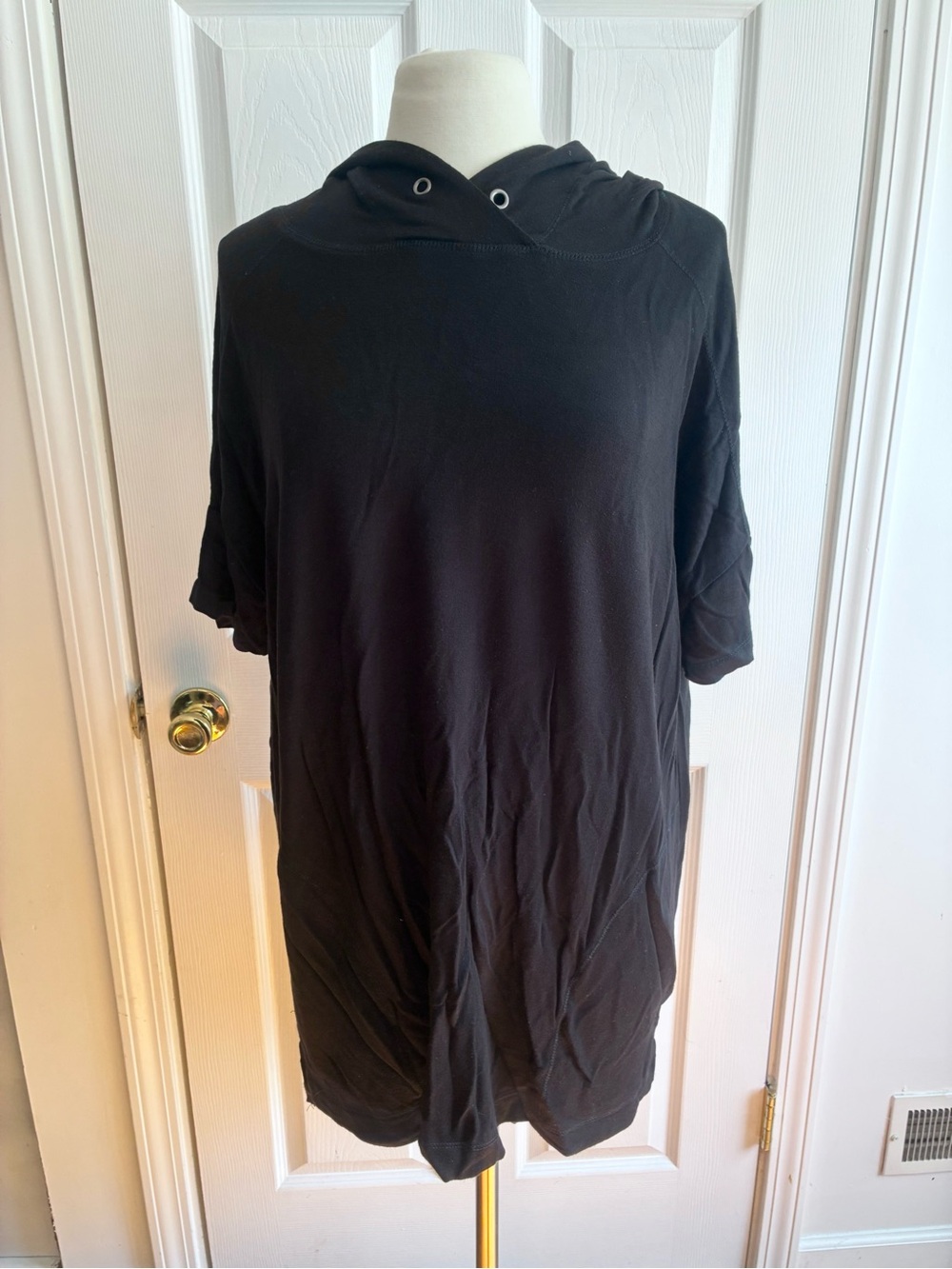 Workshop Republic Clothing Tunic Short Sleeve Hoodie